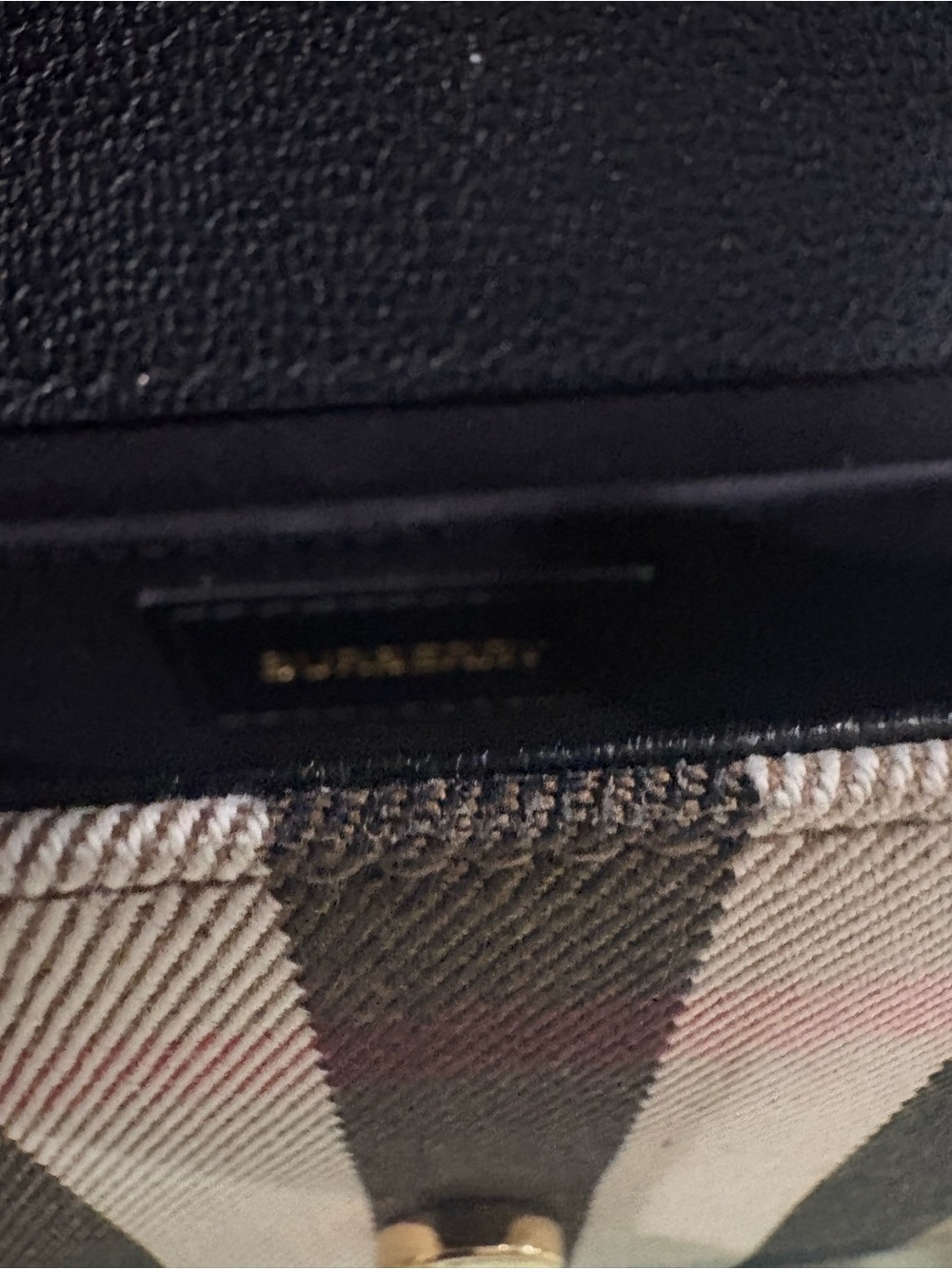 Burberry Black Leather Crossbody - Picture 4 of 6